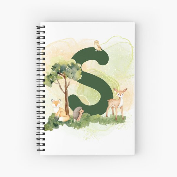 Item preview, Woodland animals series Letter S designed and sold by Tiffany Glassco.