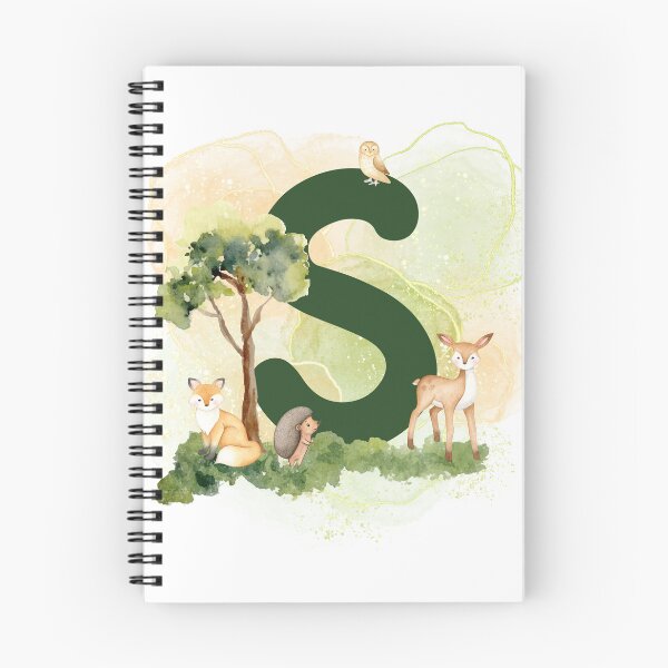 Item preview, Woodland animals series Letter S designed and sold by Tiffany Glassco.