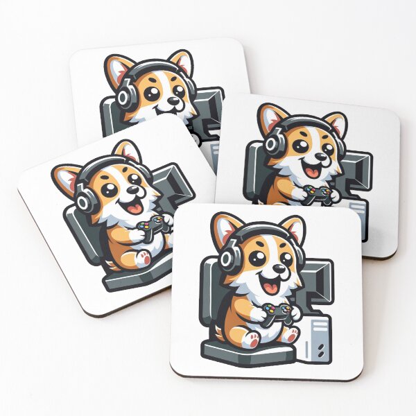 Item preview, gamer corgi designed and sold by FerdiEverywhere.