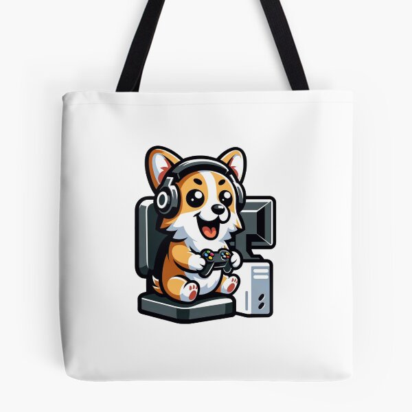Item preview, gamer corgi designed and sold by FerdiEverywhere.