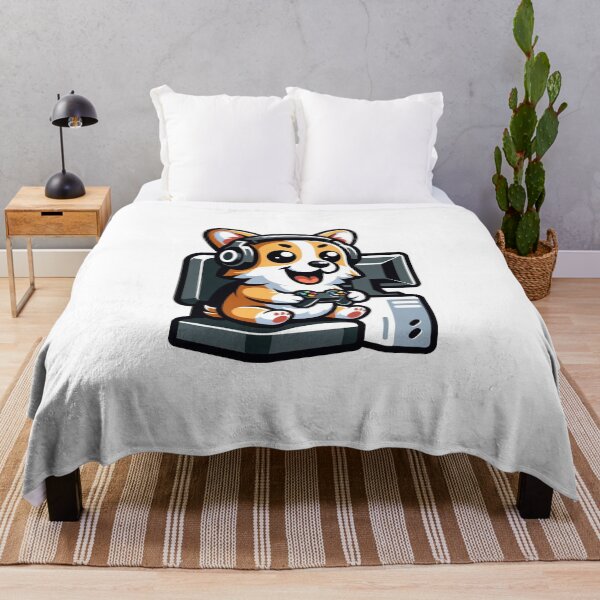 Item preview, gamer corgi designed and sold by FerdiEverywhere.