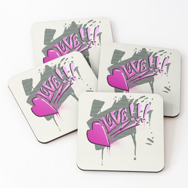 Item preview, Graffiti Heart (Pink) designed and sold by AidanThomasArt.
