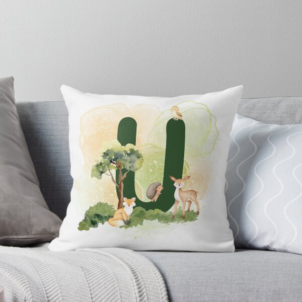 Item preview, Woodland animal series Letter U designed and sold by Tiffany Glassco.