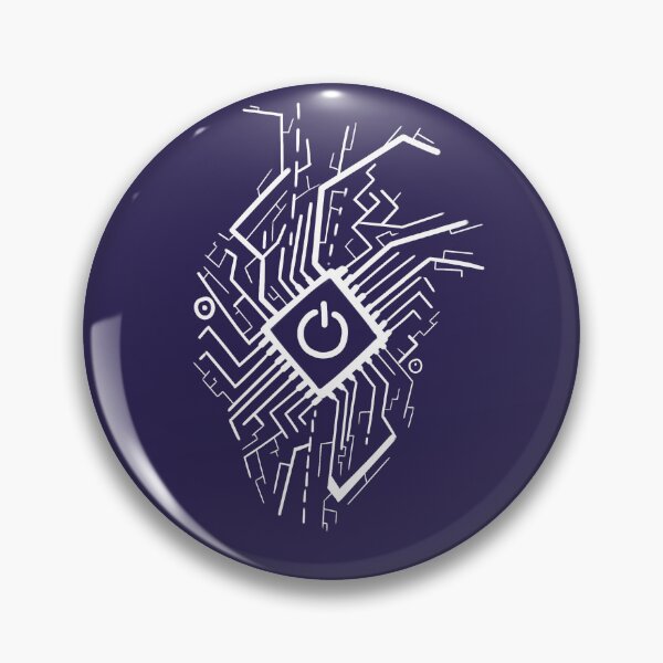 Item preview, Computer Chip Heart designed and sold by SnapDragonCraft.