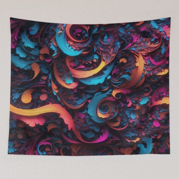 Item preview, Cosmic Dance of Vibrant Swirls in Hypnotic Harmony designed and sold by ArtComixHaven.