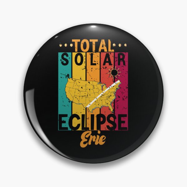 Item preview, Eclipse Memories In Erie, Pennsylvania, Total Solar Sclipse Funny Vintage Retro USA 08.04.2024 designed and sold by ArtByKatti.