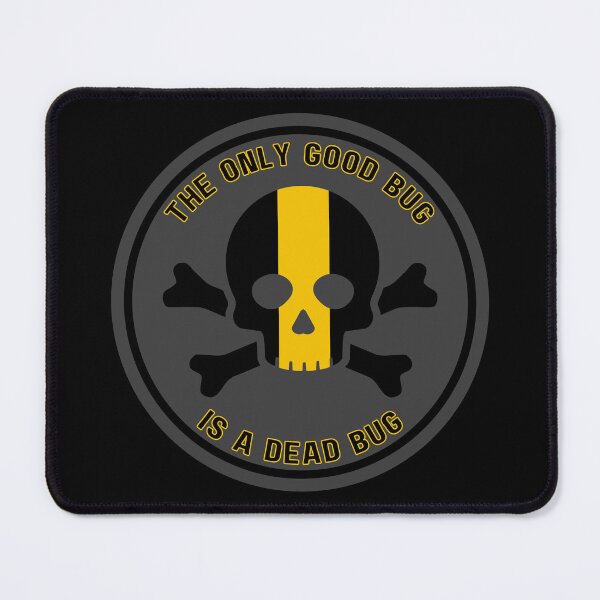 Item preview, Dead Bugs are Good Bugs Badge designed and sold by SweetsAndSavary.