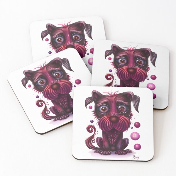 Item preview, Mystical Whiskers: Whimsical Realism Dog Portrait designed and sold by Moisky Patterns.