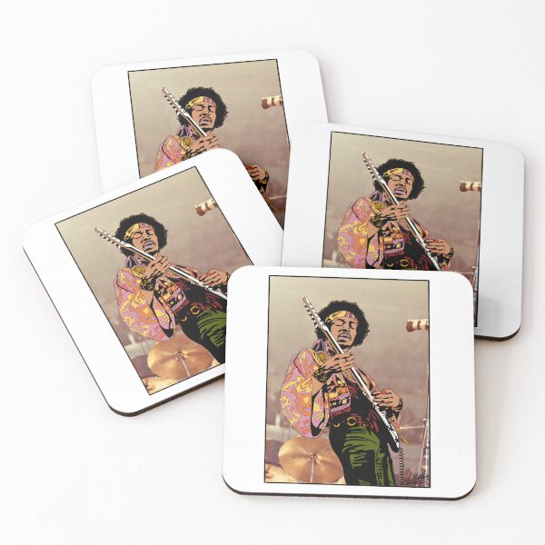 Item preview, Jimmy Hendrix Illustration designed and sold by ARTBYHALL.
