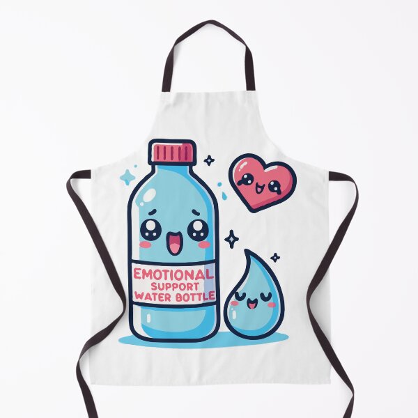 Item preview, emotional support water bottle designed and sold by TshirtTalkYou.
