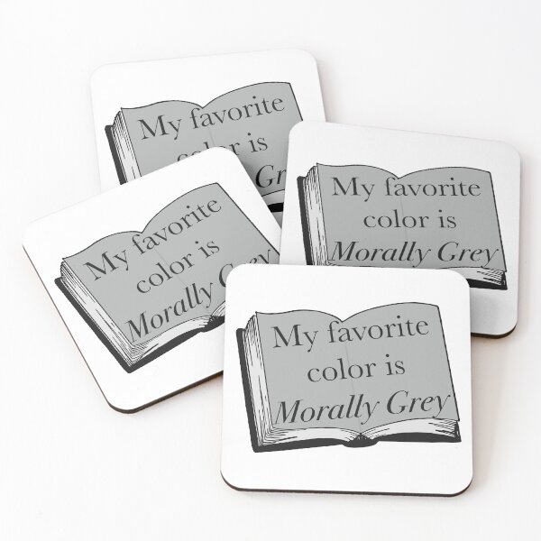 Item preview, My Favorite Color Is Morally Grey Book designed and sold by Skull Fern.
