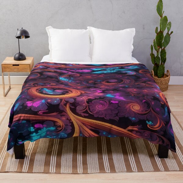 Item preview, Cosmic Dance: A Symphony of Swirling Digital Elegance designed and sold by ArtComixHaven.