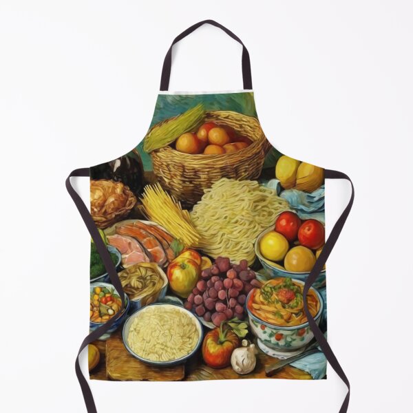 Item preview, "Essentials of the Kitchen: Fresh Produce, Meat, Fish, Eggs, Pasta, and Rice" designed and sold by Artisticanvas.