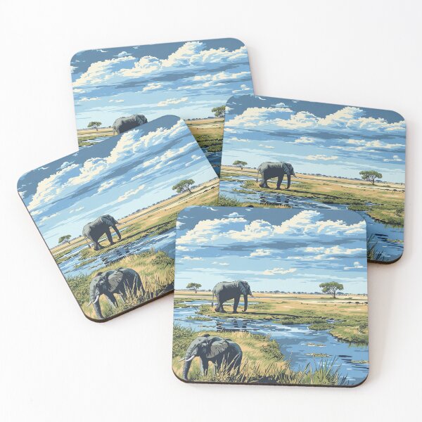 Item preview, Botswana Digital Illustration designed and sold by ComicsFactory.