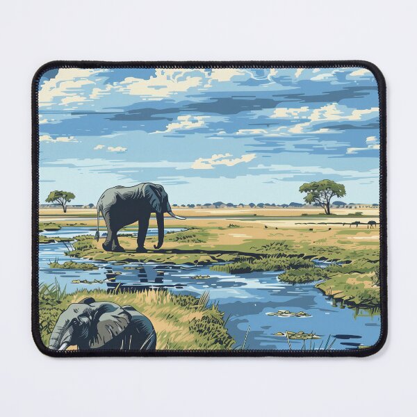 Item preview, Botswana Digital Illustration designed and sold by ComicsFactory.