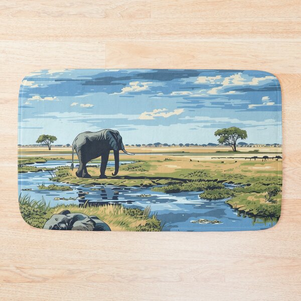 Item preview, Botswana Digital Illustration designed and sold by ComicsFactory.