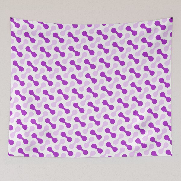 Item preview, Dual Purple Blob Wishbone Double Bubble Absolute Diagrams designed and sold by Alchemy-A-La-G.