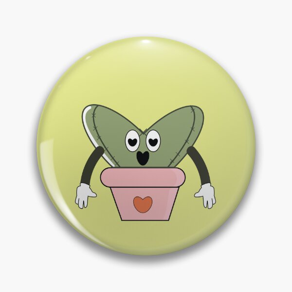 Item preview, Heart Cartoon cactus  designed and sold by TheOneTrueDoggo.