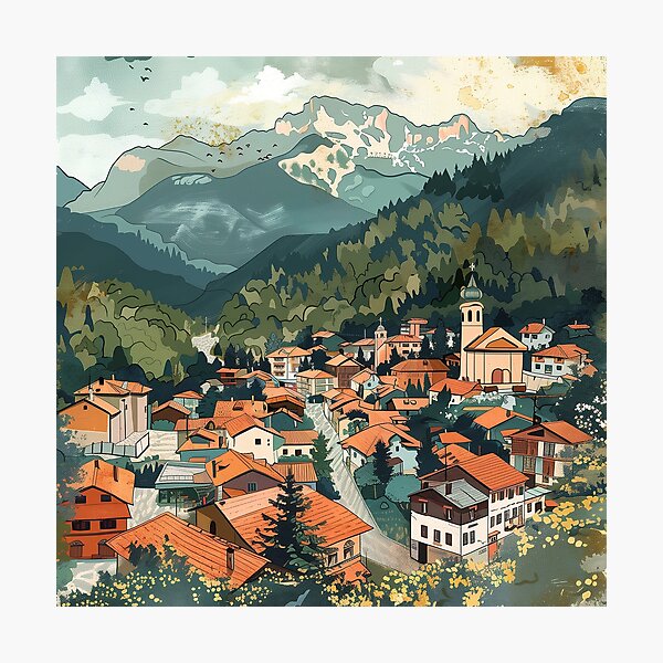 Item preview, Bulgaria Digital Illustration designed and sold by ComicsFactory.