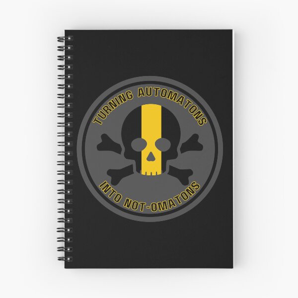 Item preview, Anti-Automatons Badge designed and sold by SweetsAndSavary.