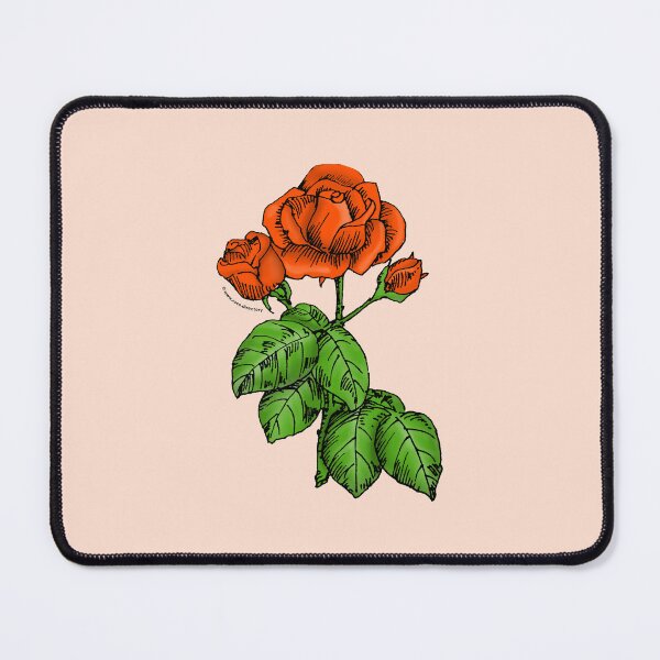 Item preview, Orange High-Centered Rose Bloom Semi-Double 8-15 Petals In 2 Rows designed and sold by Rachael Taylor.
