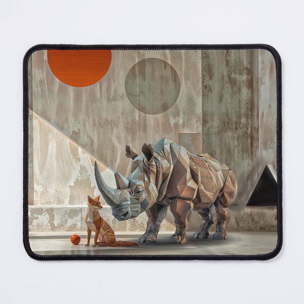 Item preview, Animals geometry and minimalism: Rhinoceros and dog designed and sold by JaN44Fotografia.