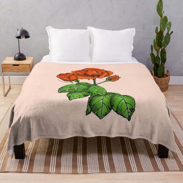 Item preview, Orange High-Centered Rose Bloom Semi-Double 8-15 Petals In 2 Rows designed and sold by Rachael Taylor.