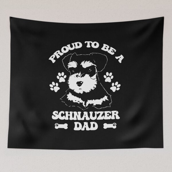 Item preview, Proud To Be A Schnauzer Dad designed and sold by AleksaDesignMTL.