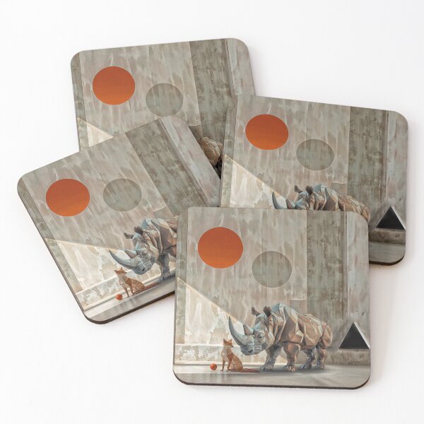 Item preview, Animals geometry and minimalism: Rhinoceros and dog designed and sold by JaN44Fotografia.