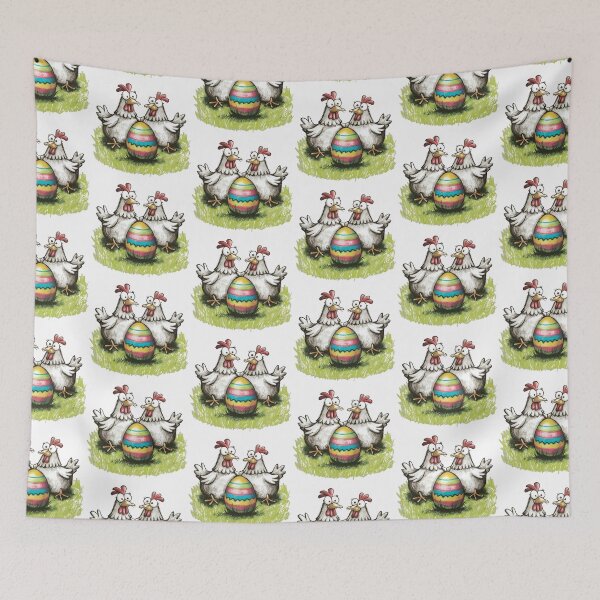 Item preview, Adorable chickens and Easter egg designed and sold by MagelliShop.