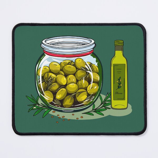 Item preview, Canned olives in glass jar oil. designed and sold by designing01Ar3.