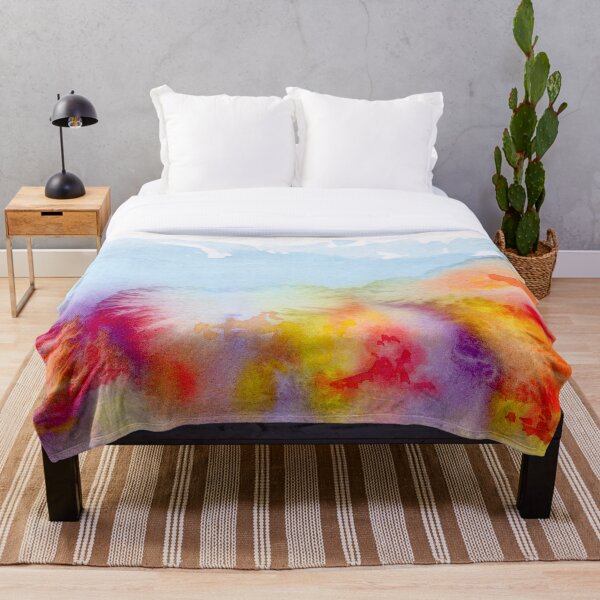 Item preview, Watercolor abstract coral reef designed and sold by Sonderblume.