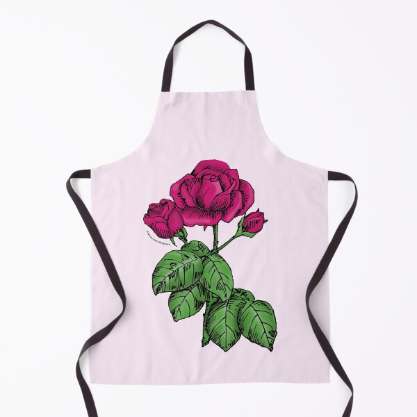 Item preview, Deep Pink High-Centered Rose Bloom Semi-Double 8-15 Petals In 2 Rows designed and sold by Rachael Taylor.