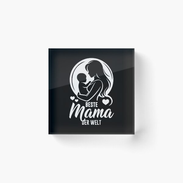 Artikelvorschau, Beste Mama der Welt – Silhouette Mutter Baby Kind Geschenk entworfen und verkauft von Infinitee8hirts.