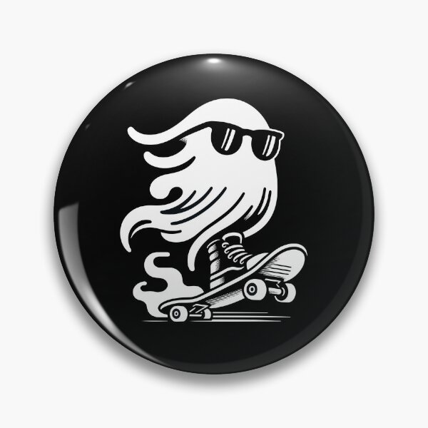 Item preview, ghost skater-spooky skater-skateboarding designed and sold by toobel.