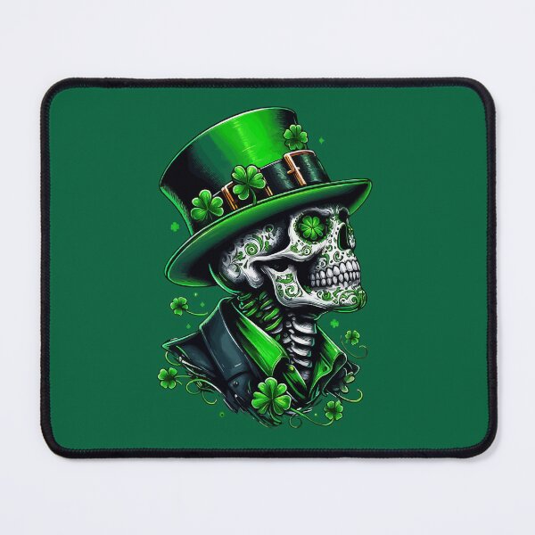 Item preview, Sugar Skull St Patrick Day of the Dead designed and sold by TomFrontierArt.