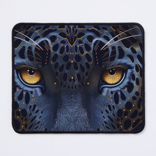 Item preview, Black Leopard Navy and Gold designed and sold by AM-Fine-Designs.