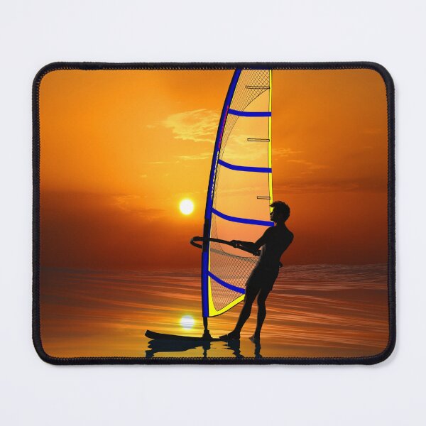 Item preview, Sailboarding,Sailboard,Surfing poster, wall art, art, ocean, sea, blue,nature, water, wave, waves designed and sold by eyesight4vision.