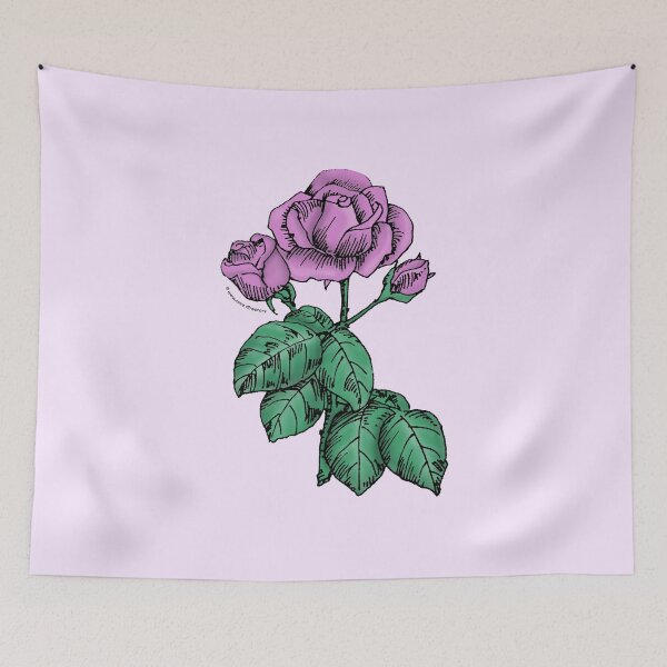 Item preview, Purple High-Centered Rose Bloom Semi-Double 8-15 Petals In 2 Rows designed and sold by Rachael Taylor.