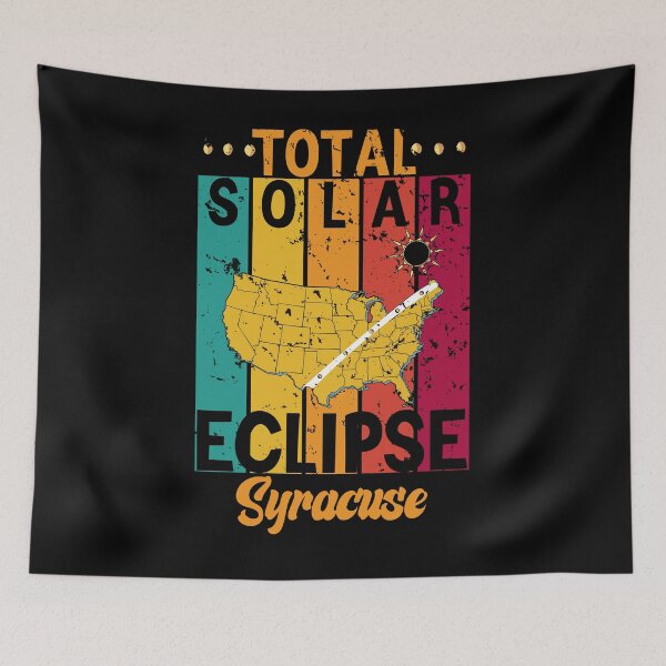 Item preview, Eclipse Memories In Syrancuse, Total Solar Sclipse Funny Vintage Retro USA 08.04.2024 designed and sold by ArtByKatti.