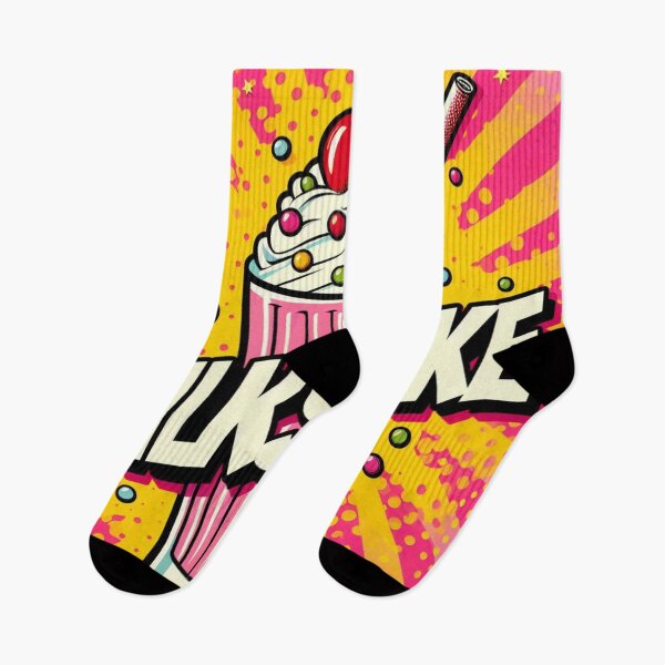 Item preview, Pop Art Shake: Vibrant Milkshake Design designed and sold by StickerStudio27.