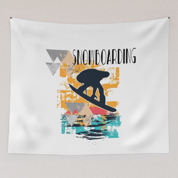 Artikelvorschau, Snowboarding Snowboardfahrer entworfen und verkauft von Ecmoprints.
