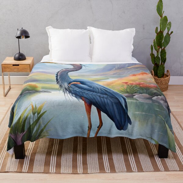 Item preview, Watercolor Blue Heron designed and sold by JamieRainbow.
