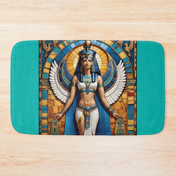 Item preview, Majestic Egyptian Goddess in Stained Glass designed and sold by Digital-Fusion.