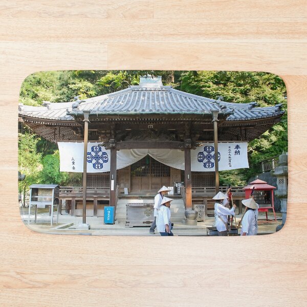 Item preview, Temple 85 - Yakuri-ji - Minor hall and pilgrims designed and sold by Japaholic.