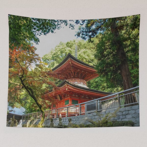 Item preview, Temple 85 - Yakuri-ji - Pagoda designed and sold by Japaholic.