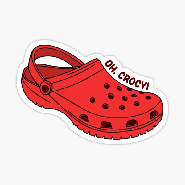 Item preview, Oh Crocy! (Red) designed and sold by Rachel Mecham.