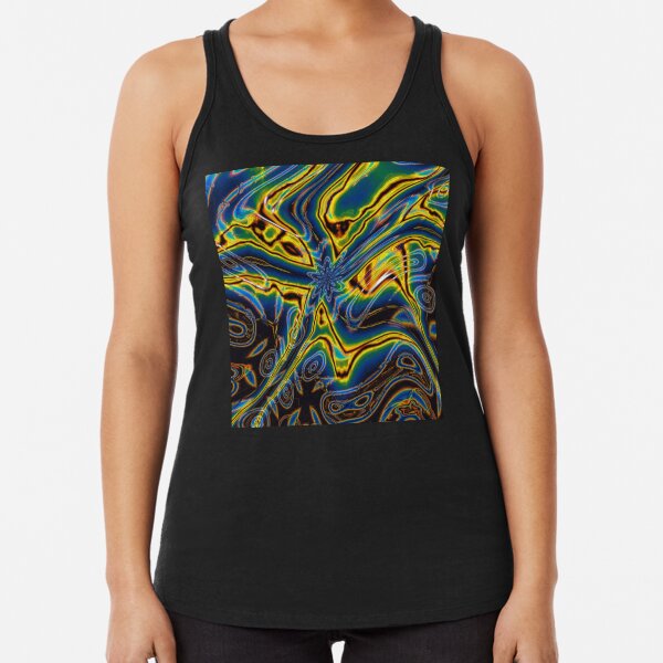Iridescent Stars 6 Racerback Tank Top