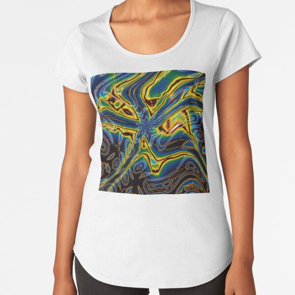 Iridescent Stars 6 Premium Scoop T-Shirt