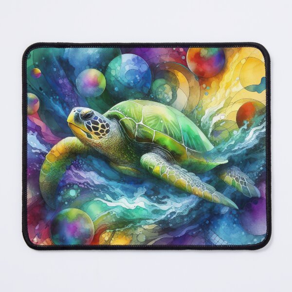 Item preview, Watercolor turtle splash designed and sold by Optimuz-Dezign.